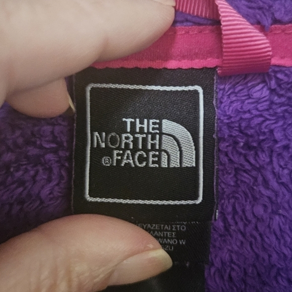 Kids North Face Terricloth like jacket size xl (18) - Picture 4 of 16